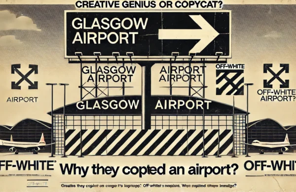 off white x glasgow airport